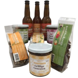 Borrelpakket 6: 3 x bier, 3 x potje, 3 x zoutje